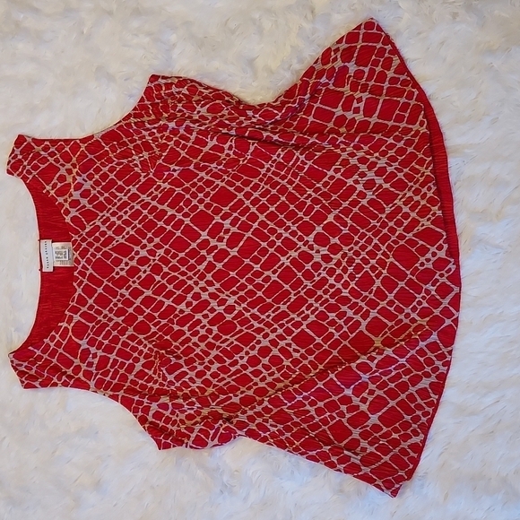 Susan Graver Tops - SUSAN Graver tank top blouse red, size xl